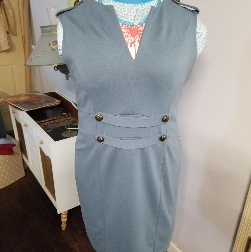 Cute 60s style sheath dress